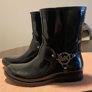 Michael Kors Black Rainboots